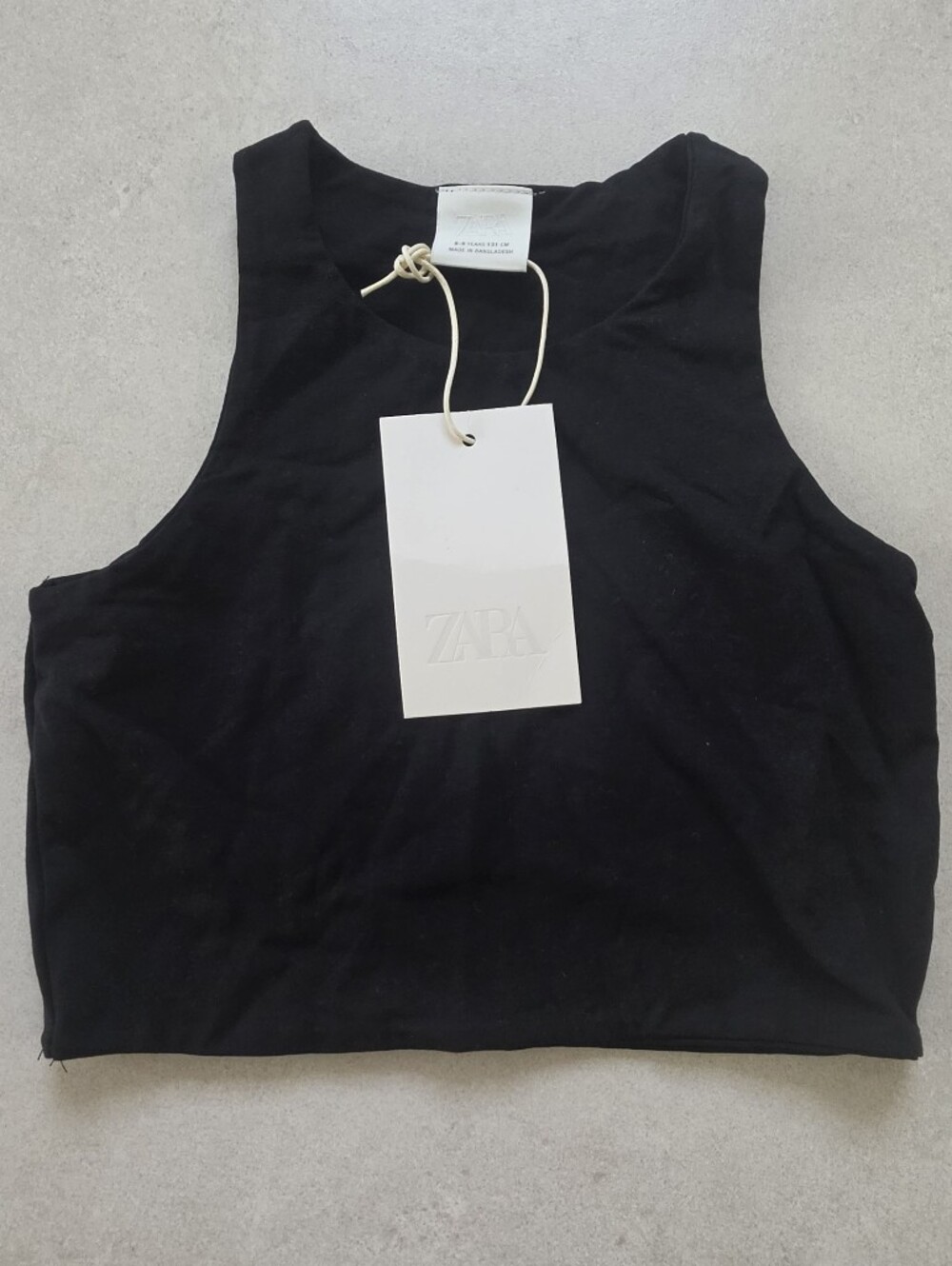 Zara Girl Black Tank Top NEW